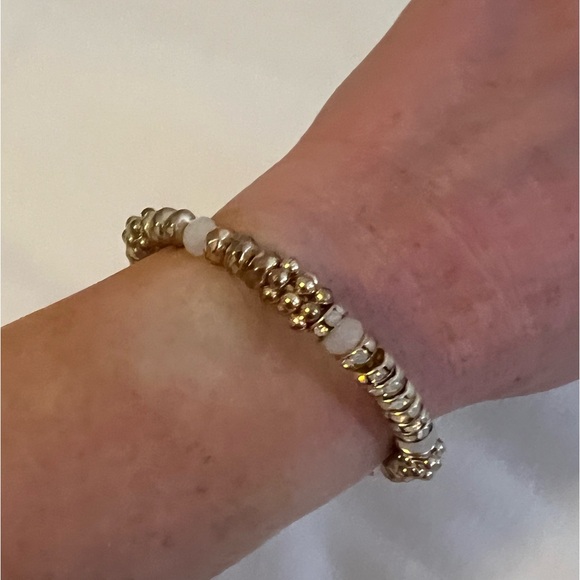 Beaded adjustable cuff bracelet - Picture 2 of 6